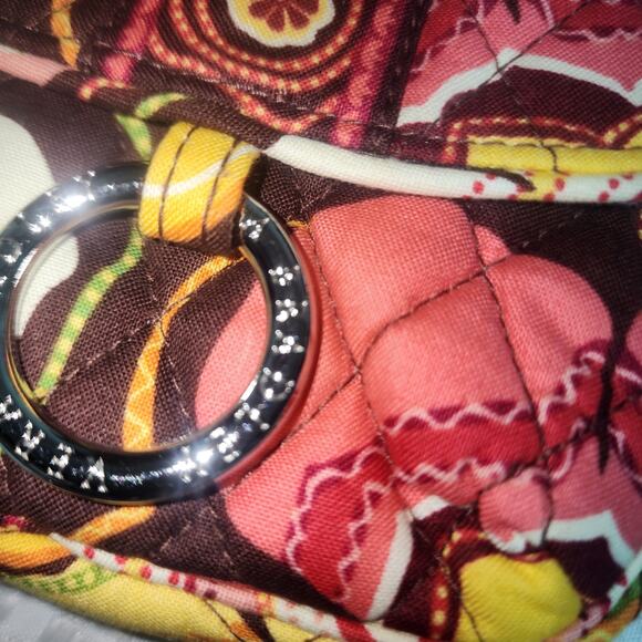 VERA BRADLEY GUC MINI QUILTED SADDLE BAG CROSSBODY BAG - Picture 3 of 11